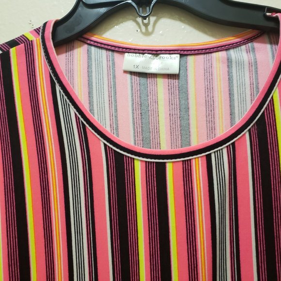 PLUS SIZE 1X WOMENS BOBBIE BROOKS TOP - Picture 3 of 4